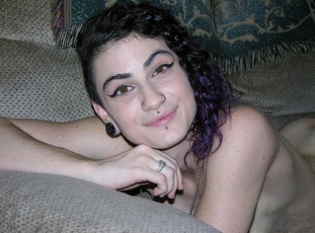 Amateur girl Lydia reveals cute panties while getting completely naked