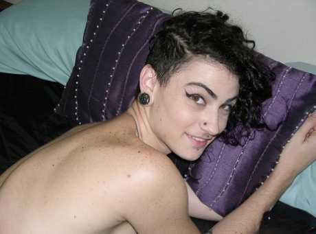 Amateur girl Lydia reveals cute panties while getting completely naked