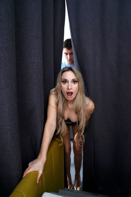 Blonde woman Micky Muffin has sexual intercourse with her stepson