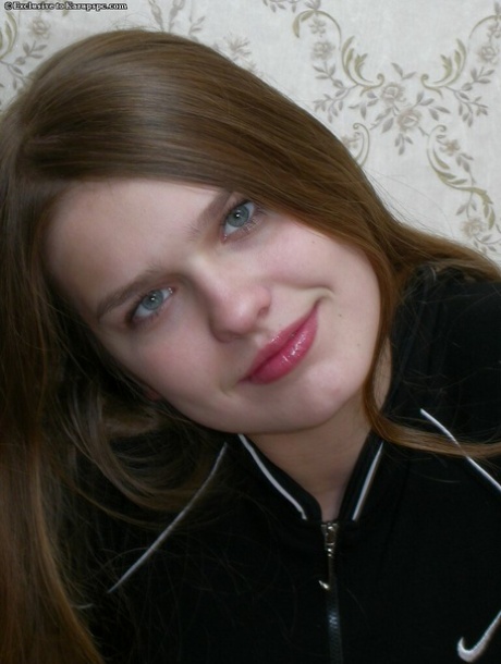 Teen babe with brunette hair Ella is showing her amateur body
