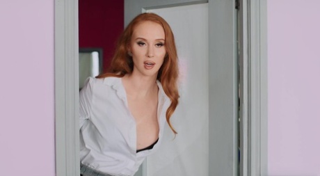 Naughty mom Lenina Crowne shows her big boobs and takes a boner from behind