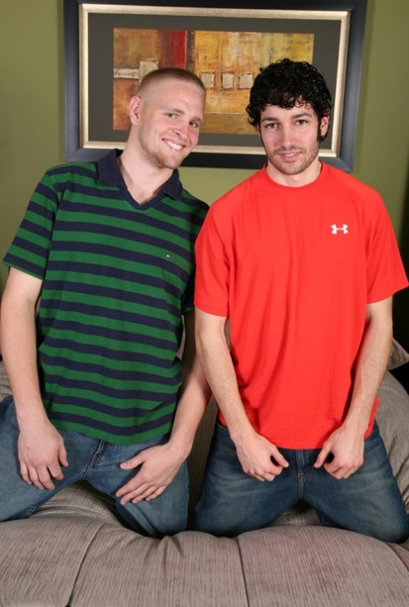 Gay cuties and Ajax strip their clothes and suck each other's dick before sex