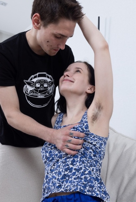 Cute hairy babe Loly Pop gets her furry pussy destroyed by her boyfriend