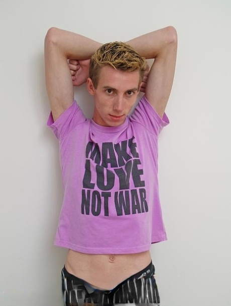 Hot twink shows his tight anal love hole & his suckable erect dick